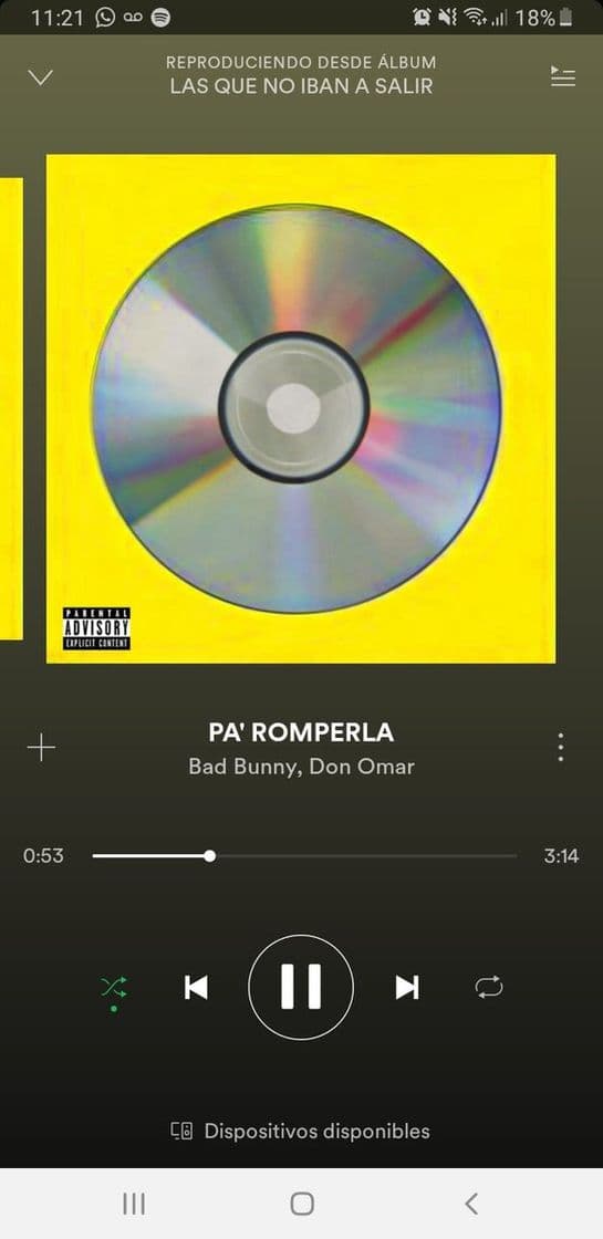 Canción PA' ROMPERLA - Bad Bunny