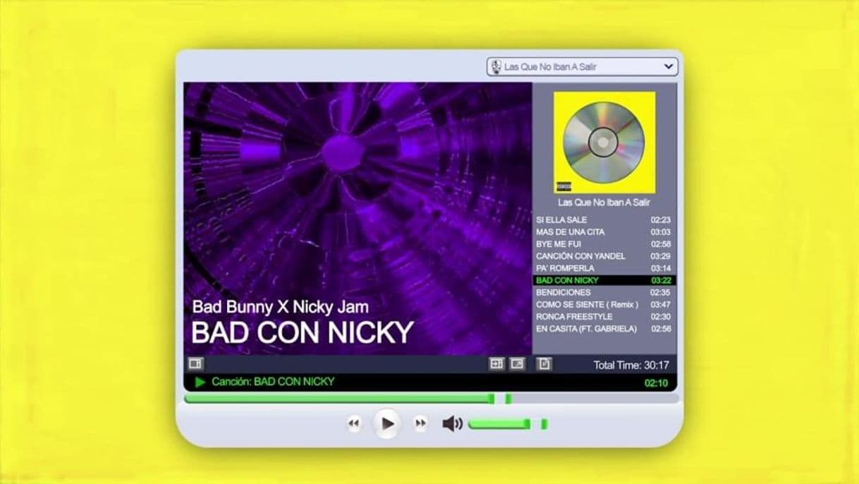 Canción BAD CON NICKY - Bad Bunny + Nicky Jam