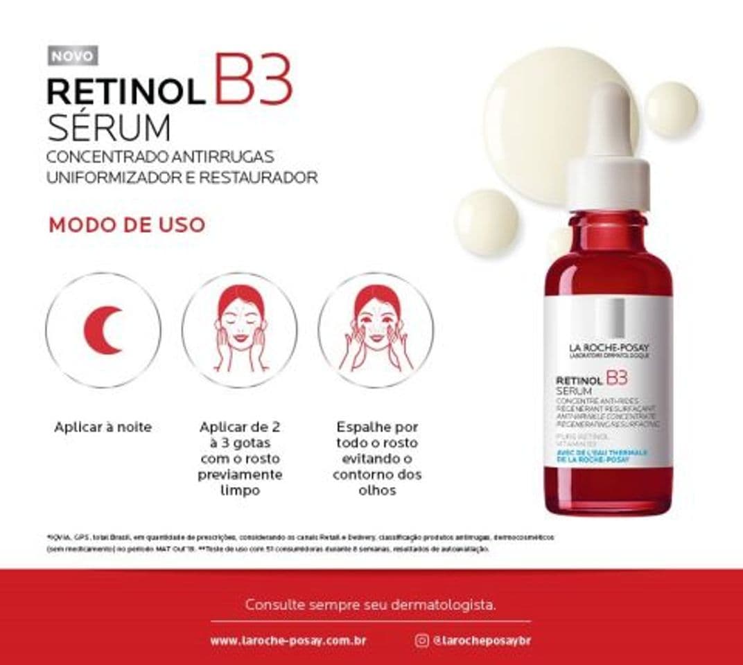 Fashion Retinol B3 Sérum Antirrugas Facial La Roche Posay 30mL

