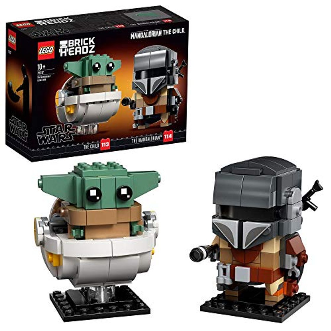 Product LEGO Star Wars BrickHeadz - El Mandaloriano y El Niño, Set de