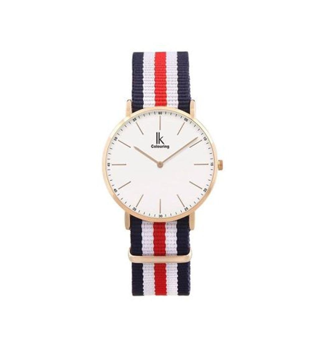 Fashion Reloj correa tela 3 colores