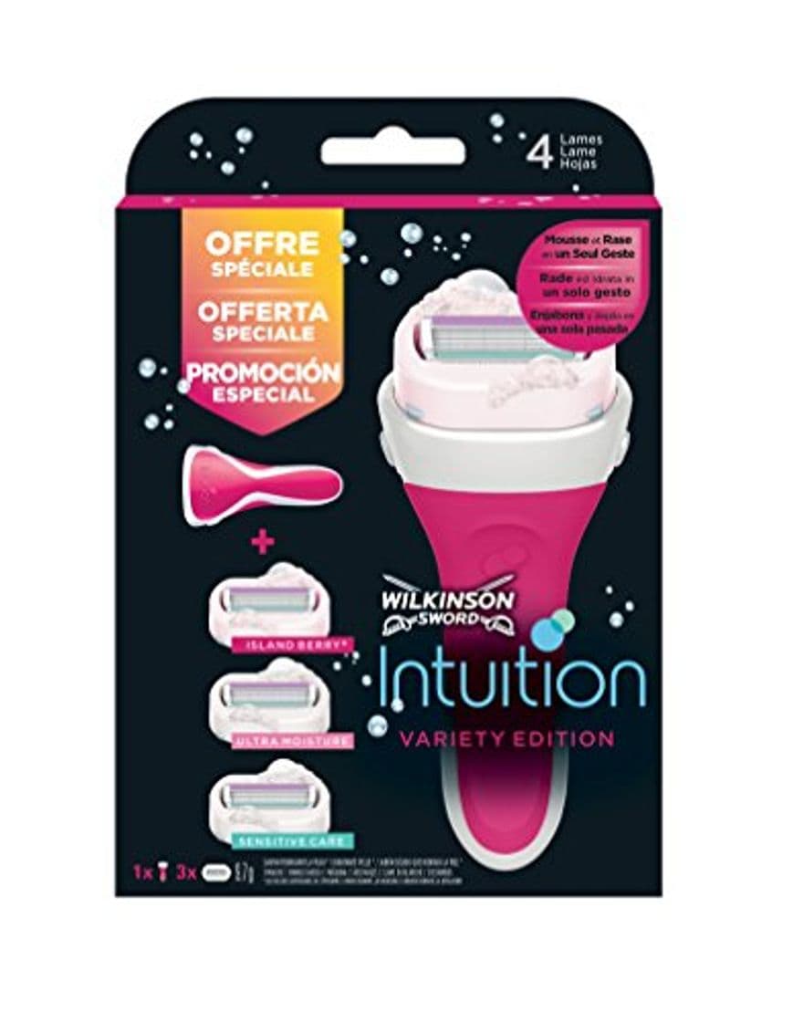 Producto Wilkinson Sword Intuition PACK Variety Edition - Máquina de Afeitar Recargable Femenina