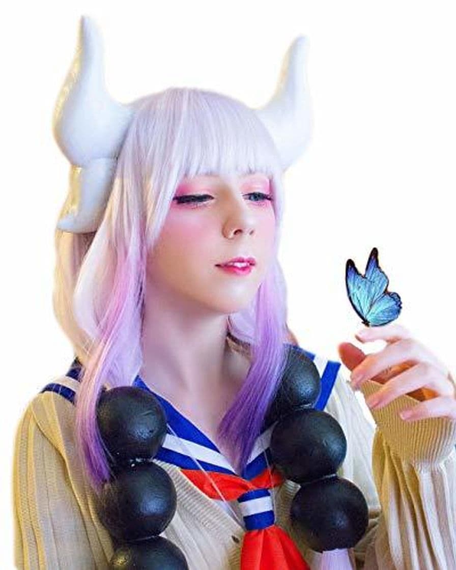 Producto Kanna Kamui Cosplay Peluca para Mujeres Anime Wig Manga Japonés Maid Dragon