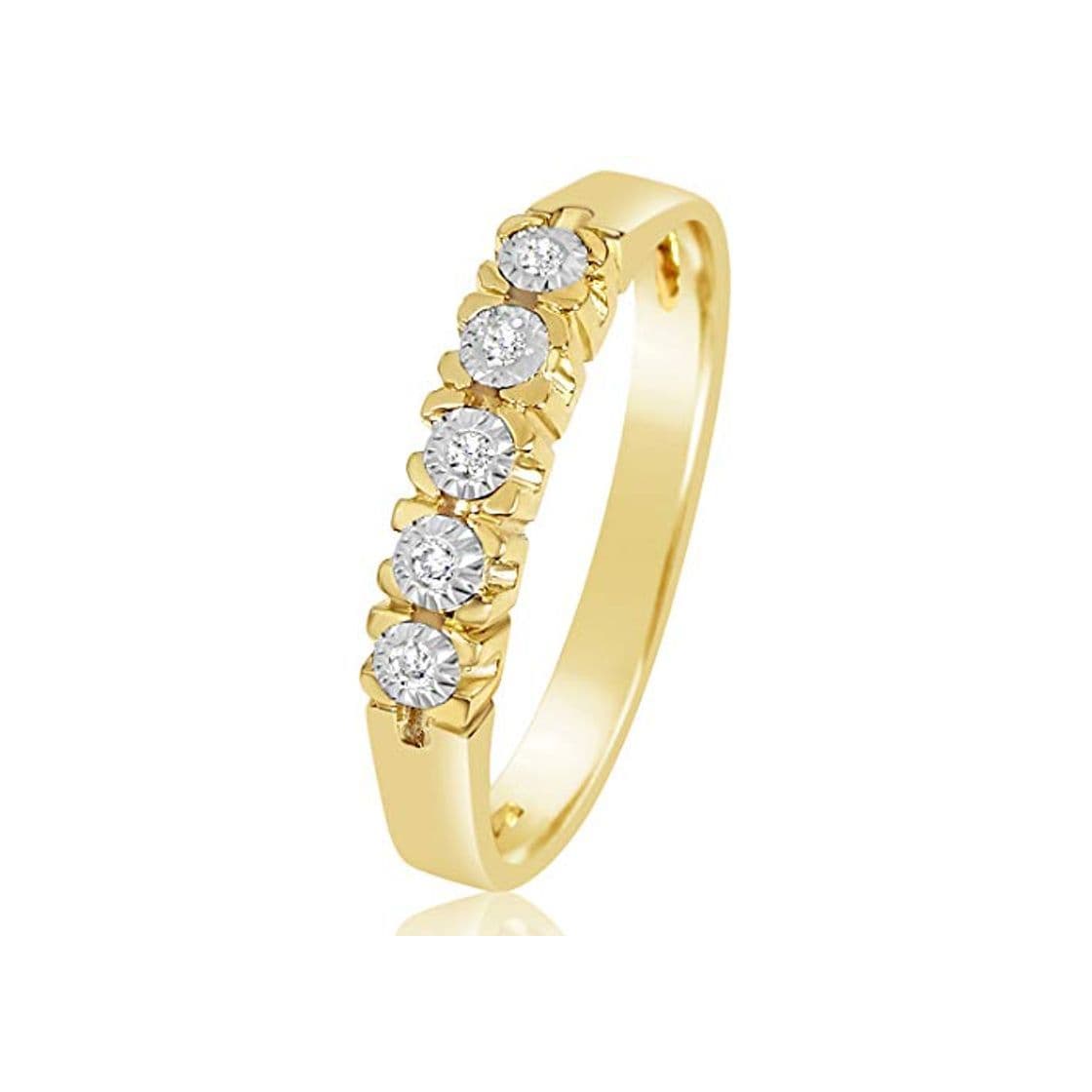 Product MILLE AMORI ∞ Anillo Mujer Compromiso Oro y Diamantes