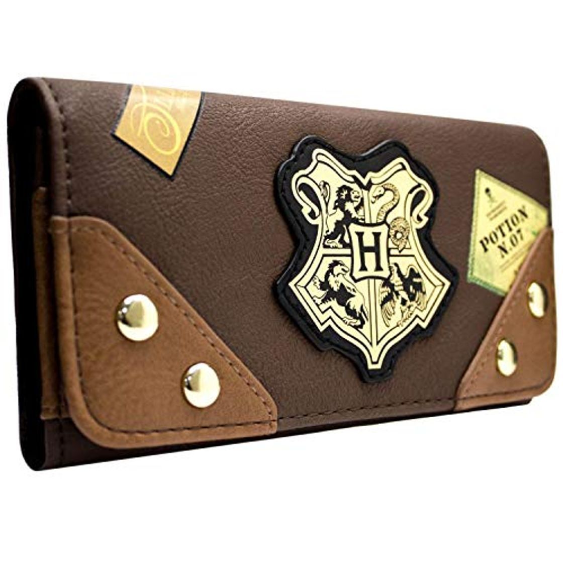 Moda Cartera de Harry Potter Ollivanders El Caldero Chorreante Tronco marrón