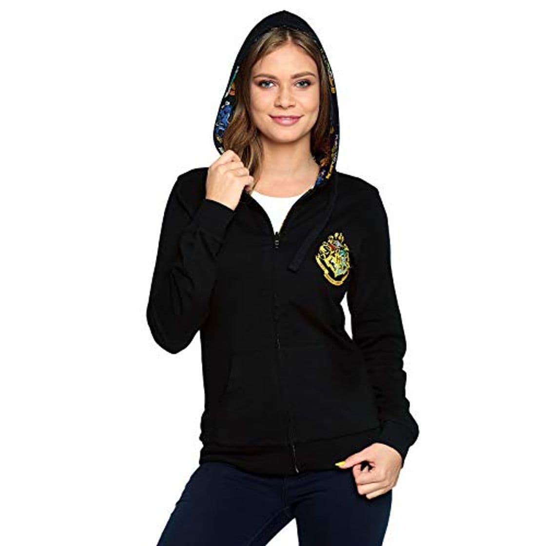 Fashion Chaqueta con Capucha de Harry Potter para Mujeres Que da Vuelta a