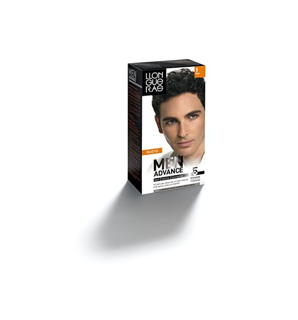 Product LLONGUERAS Men tinte para hombre Negro caja 1 ud