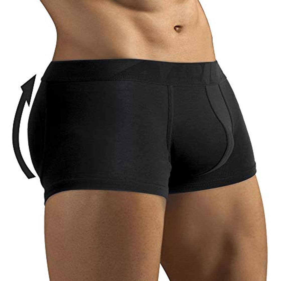 Product ARIUS Calzoncillo Boxer con Relleno Trasero para Aumentar el Volumen y tamaño