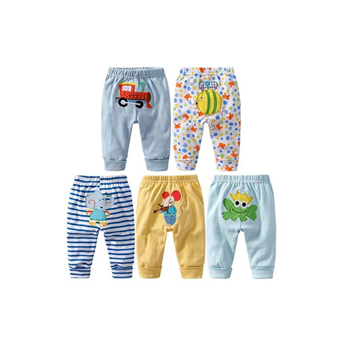 Product Leggings de algodón unisex para recién nacido y niños pequeños