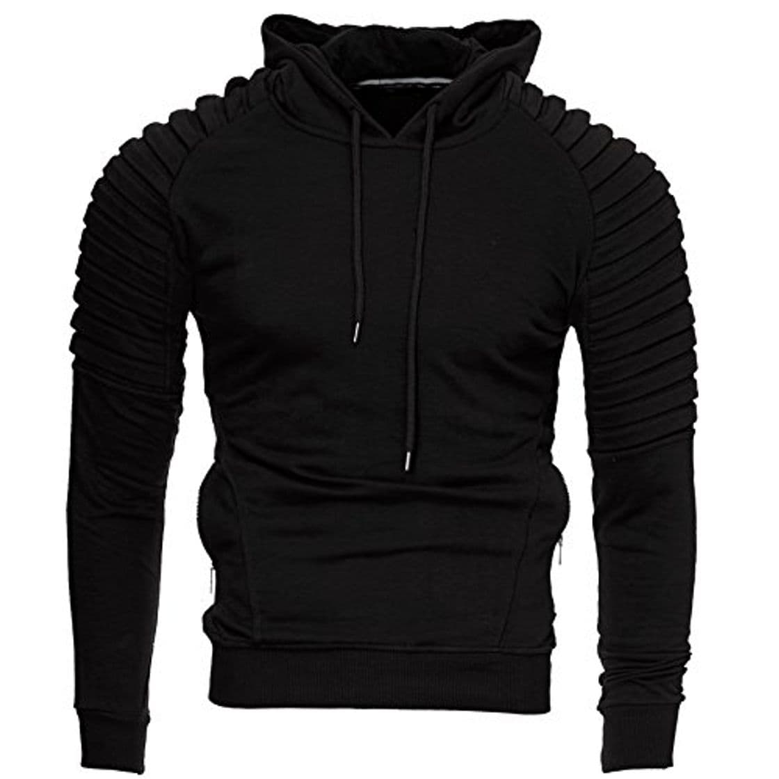 Moda Kayhan Hombre Hoodie New York, Black