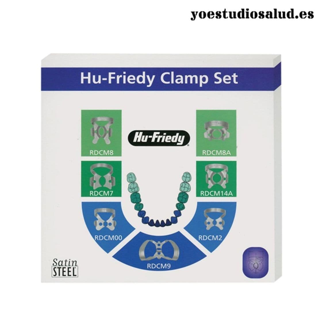 Moda Set de clamps Hu friedy