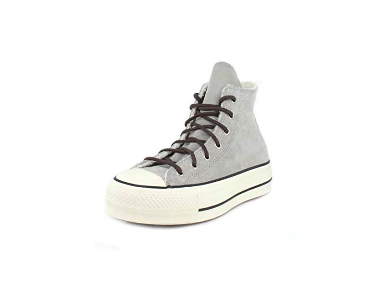 Producto CONVERSE Zapatos de Mujer Zapatillas Altas con Plataforma 566565C CTAS Lift HI Talla 40 Gris