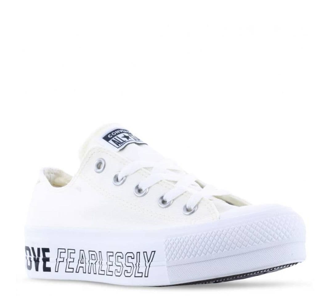 Fashion Lift Ox Love Plataforma Converse - All Star - Blanco/Tiza - Stadium