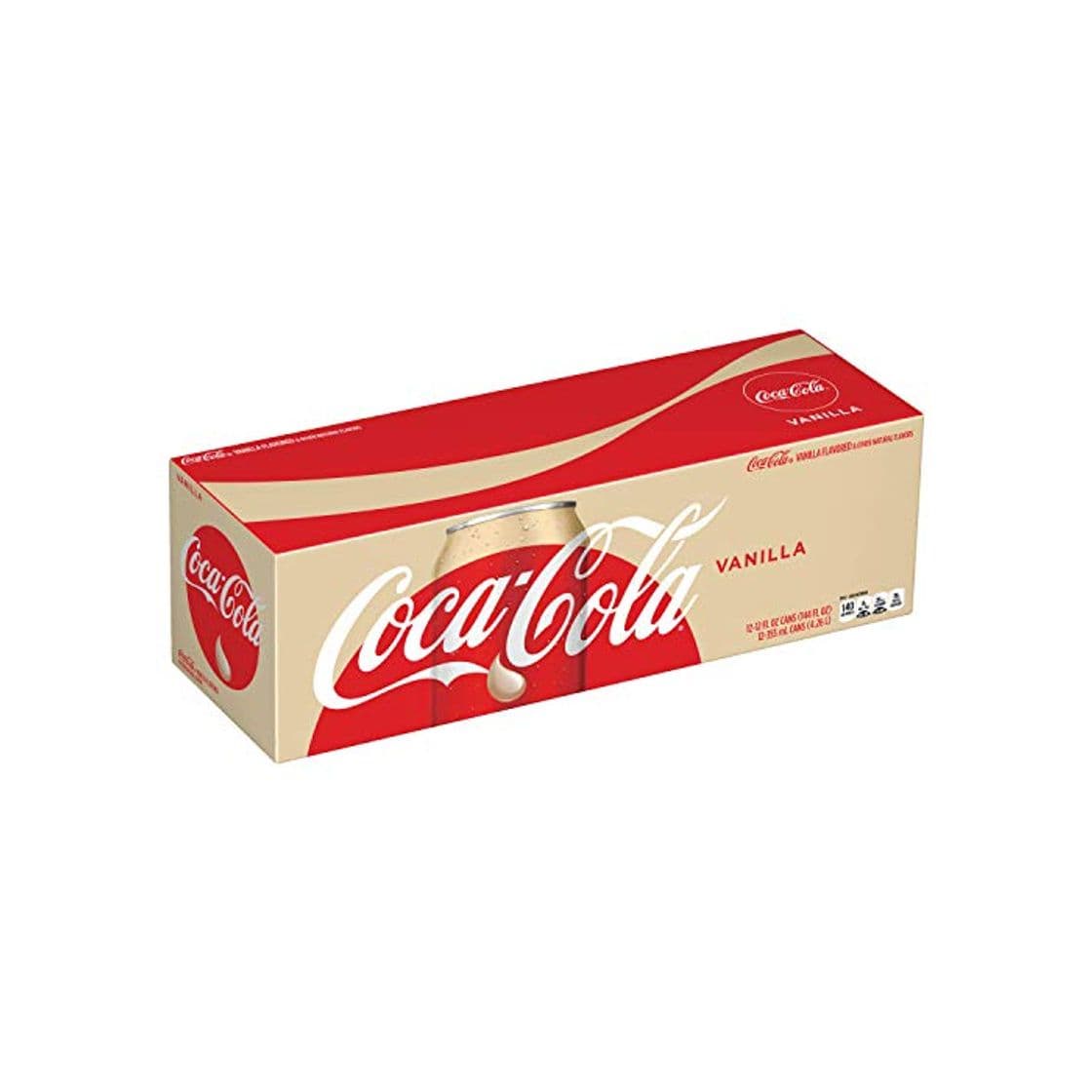 Producto Coca Cola Refresco con gas, Sabor Vainilla - Paquete de 12 x