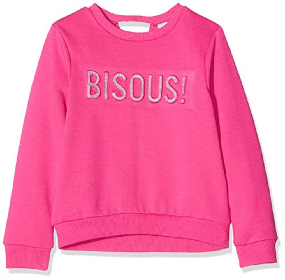 Moda NAME IT Nkfnoalle LS O Neck Sweat BRU Box Sudadera, Rosa