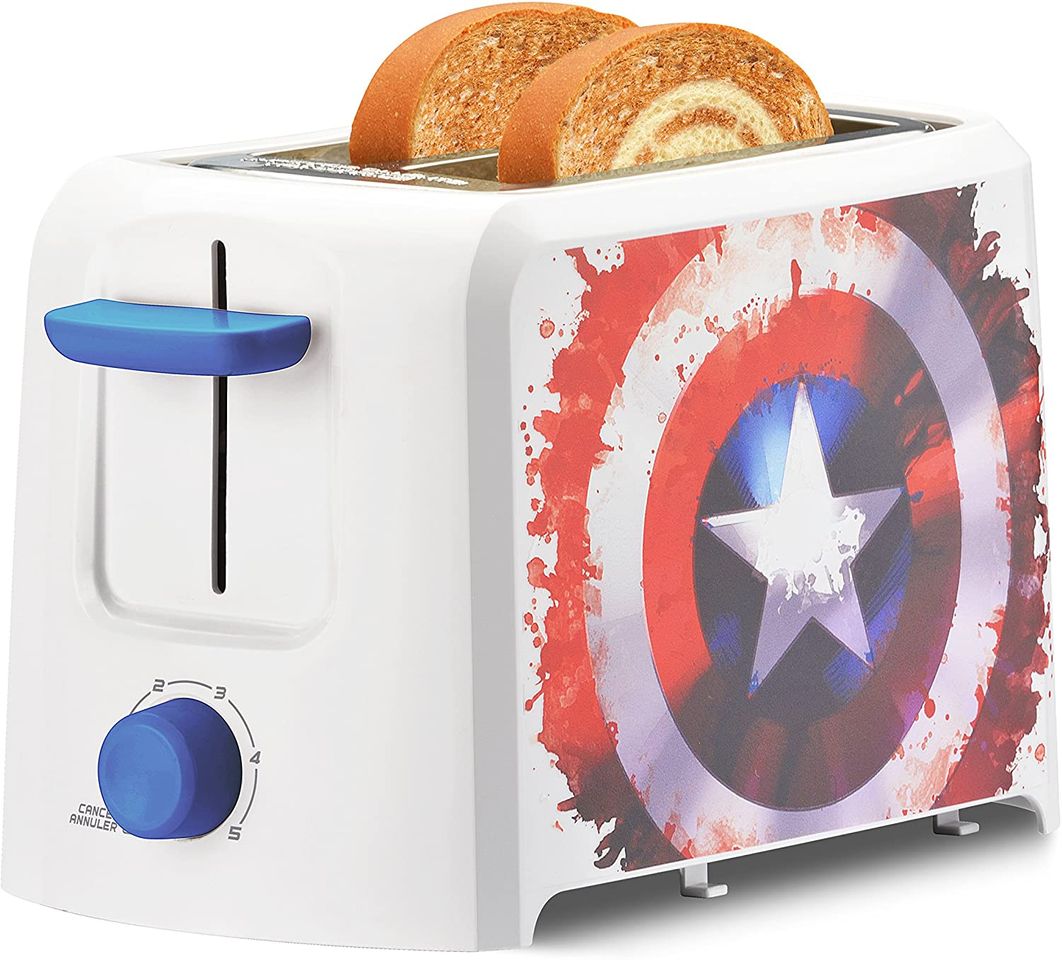 Moda Marvel Captain America Shield 2-Slice Toaster