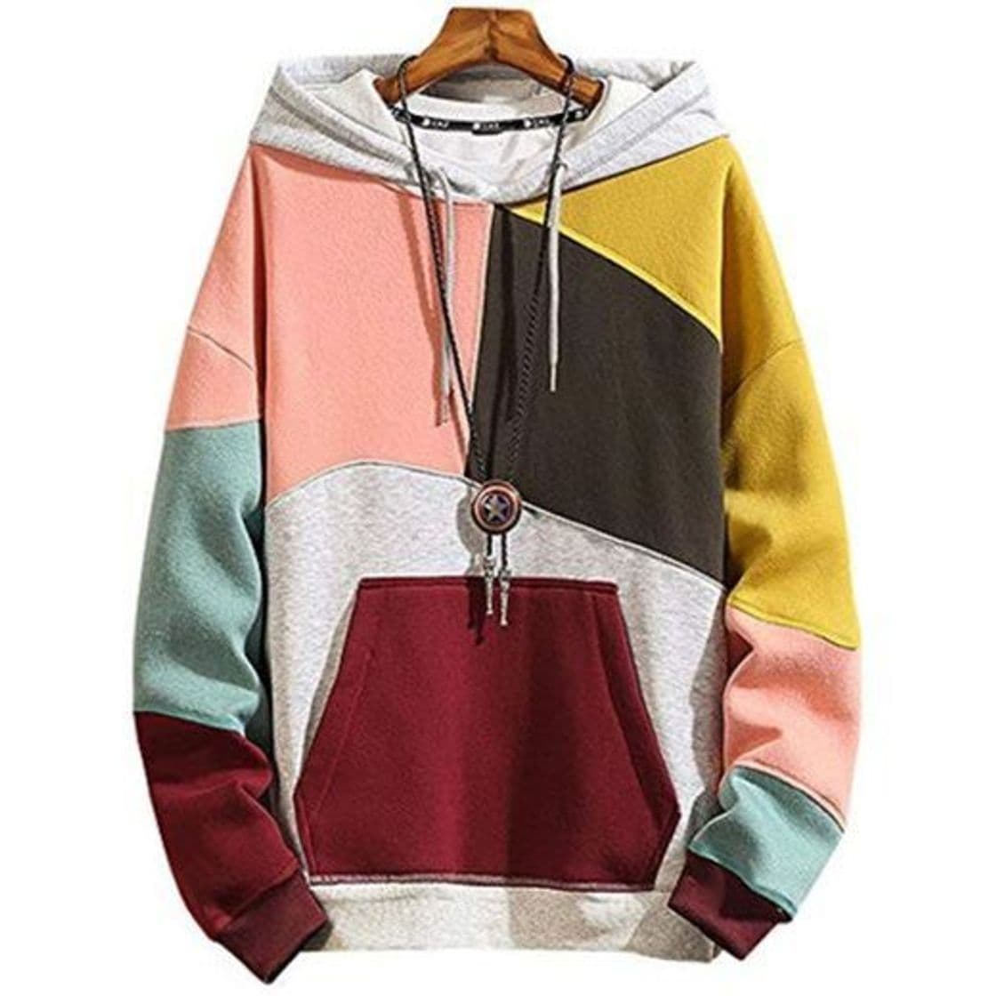 Moda XIAOYAO Hombre Sudadera con Capucha Deportiva Manga Larga Hoodie