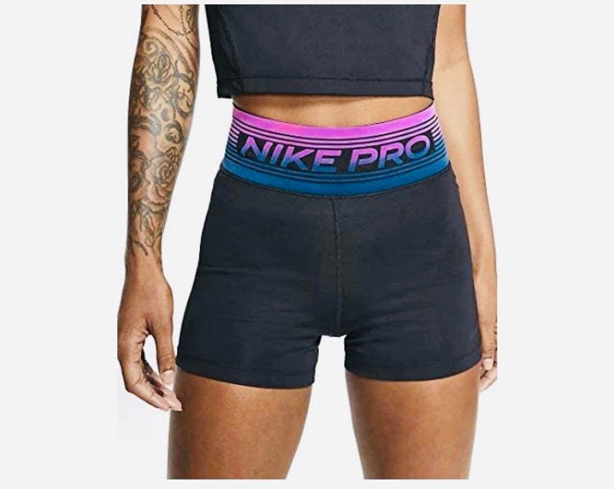 Product Nike W NP Shrt 3in Pantalones Cortos, Mujer, Negro