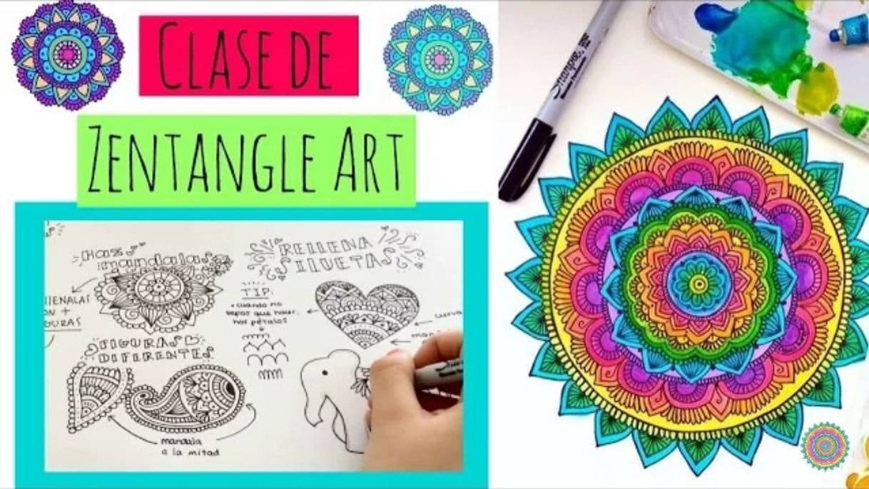 Moda Dani Hoyos - Aprende a hacer Zentangle Art y mandalas 