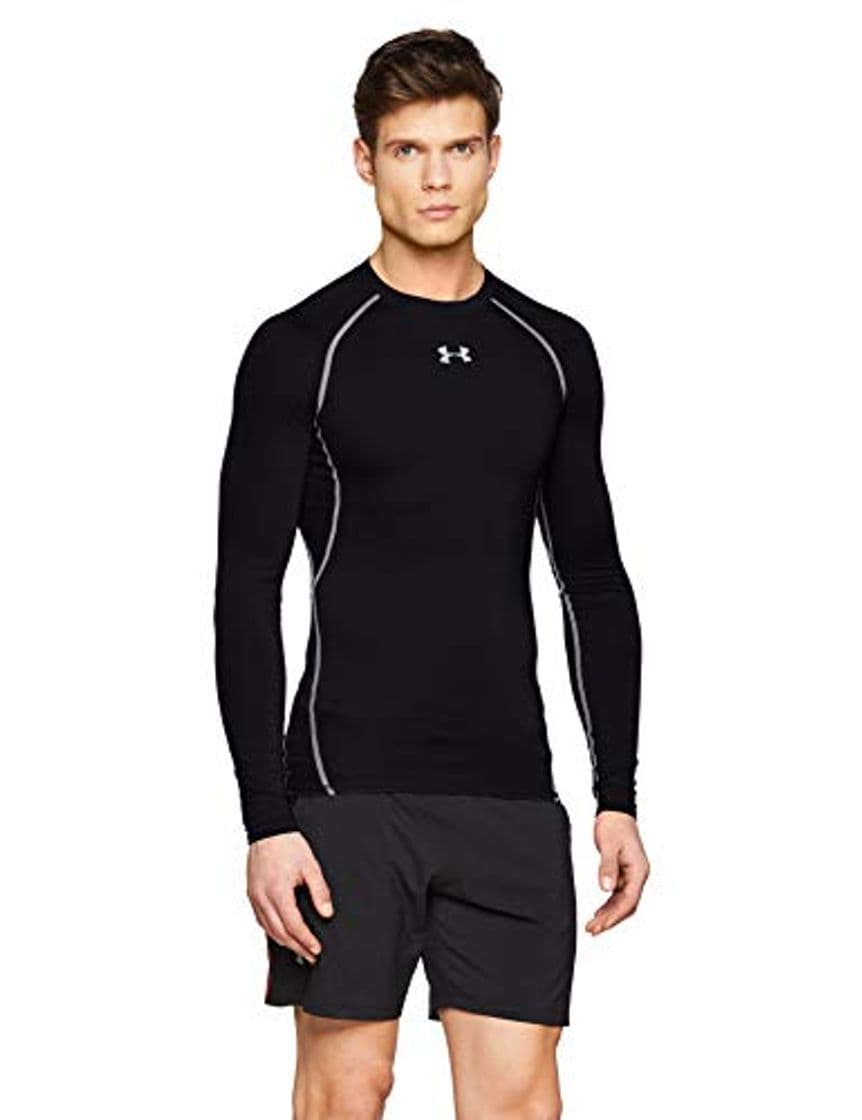 Lugar Under Armour UA Heatgear Long Sleeve Camiseta De Manga Larga, Hombre, Negro