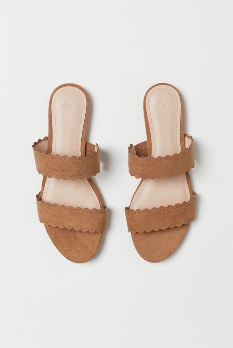 Fashion H&M mules - castanho médio 