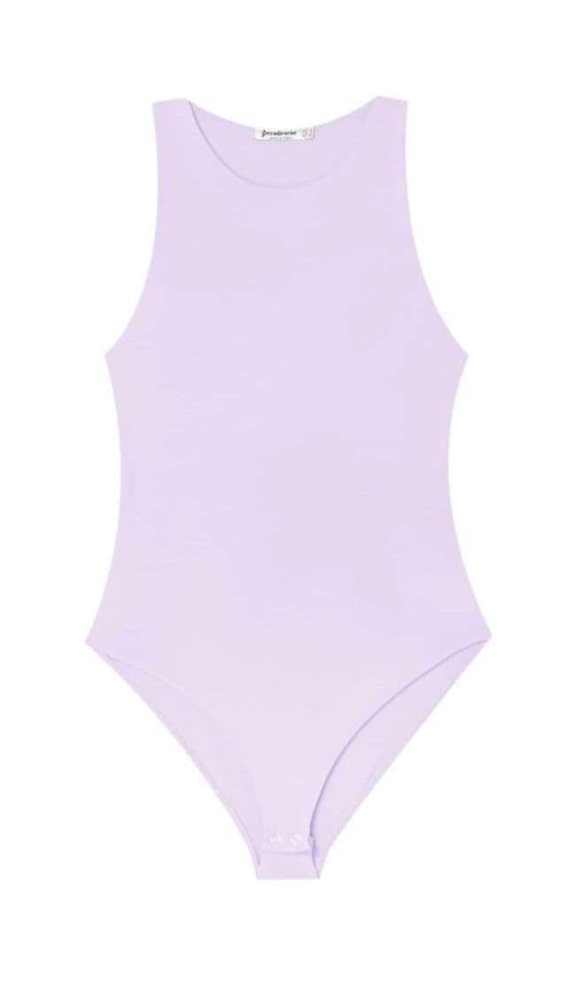 Moda Body gola halter - lilás 