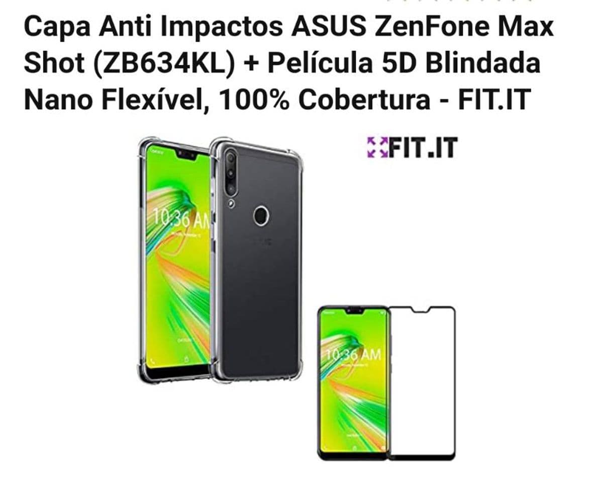 Fashion Capa Anti impactos ASUS ZenFone Max Shot (ZB634KL)+ película