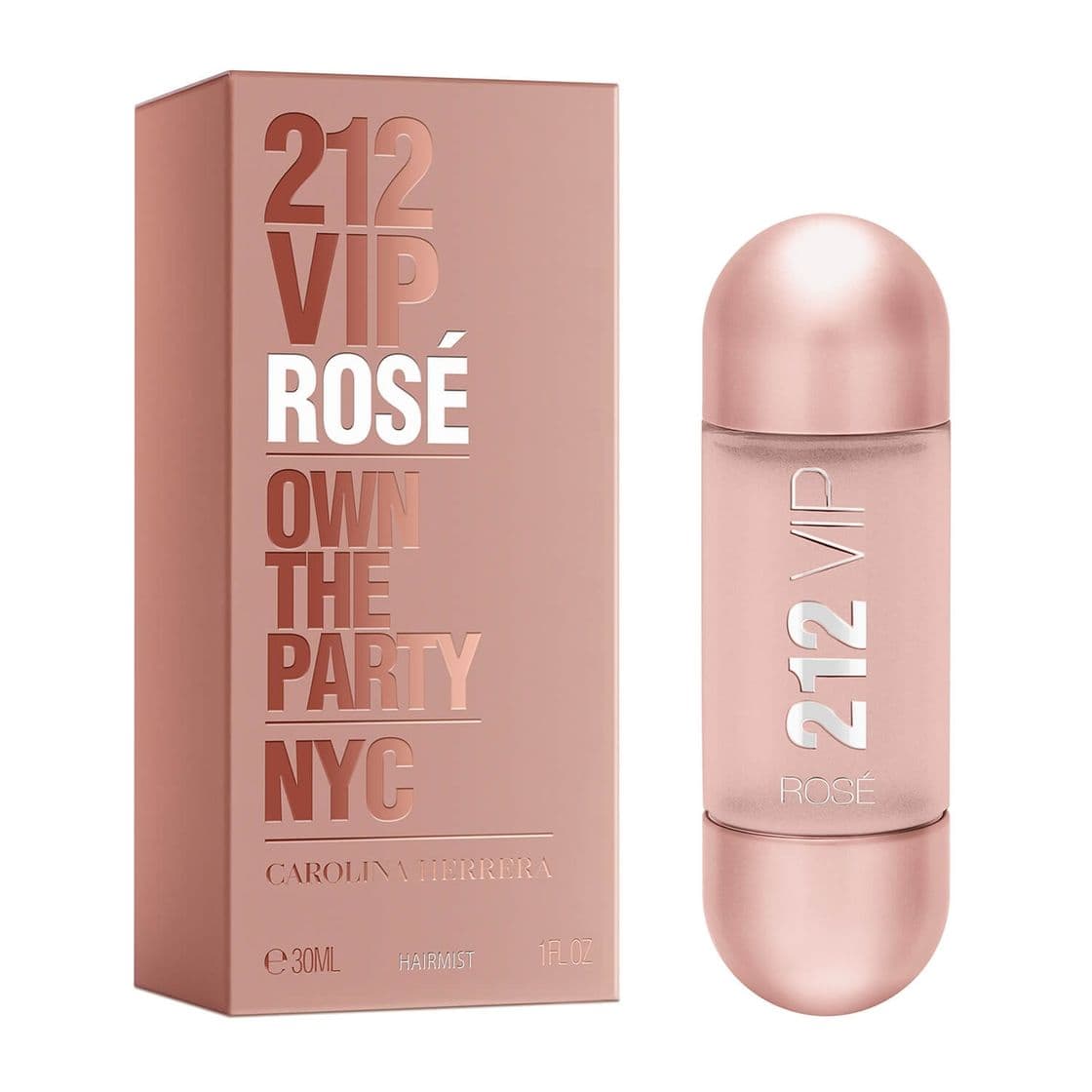 Fashion Carolina Herrera 212 Vip Rosé Hair Mist - Perfume para Cabel