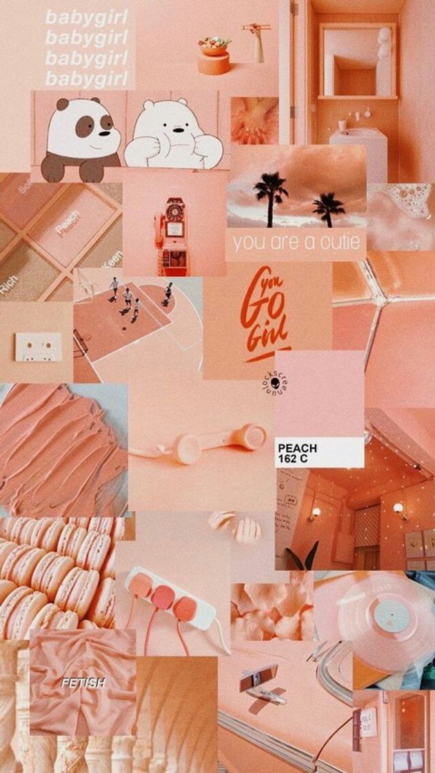 Fashion Peachy wallpaper 