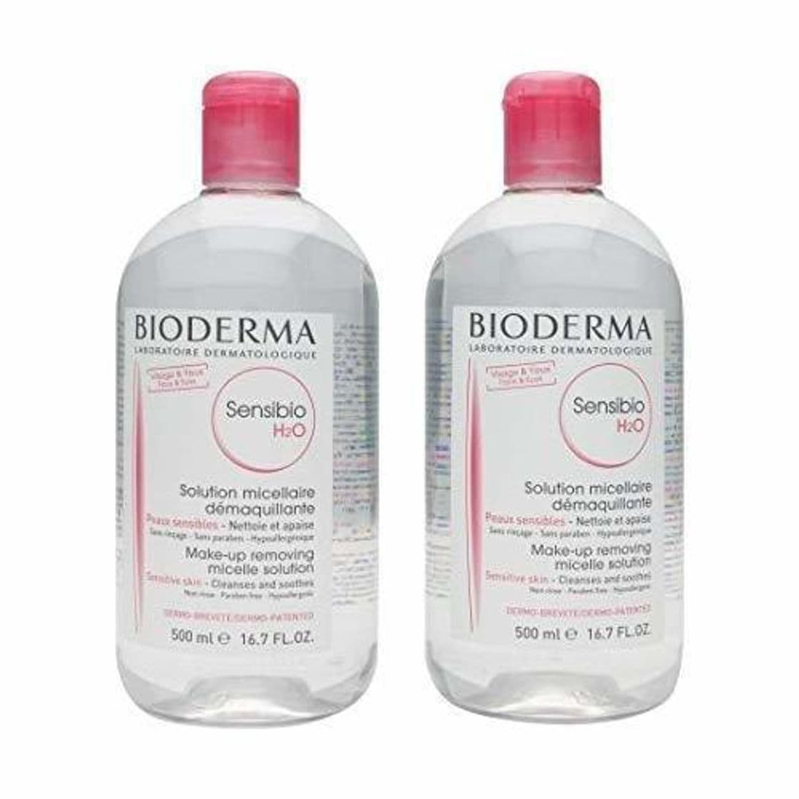 Beauty Bioderma Bioderma Sensibio H2O Micellaire 2X500Ml 1000 g