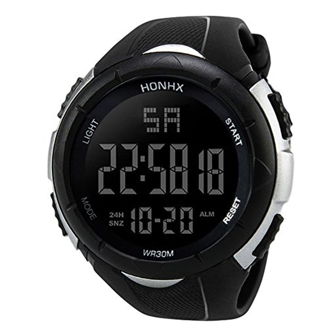 Moda Yesmile Relojes❤️Reloj Electrónico de Silicona Hombres Analógico Militar Digital Deporte LED Impermeable