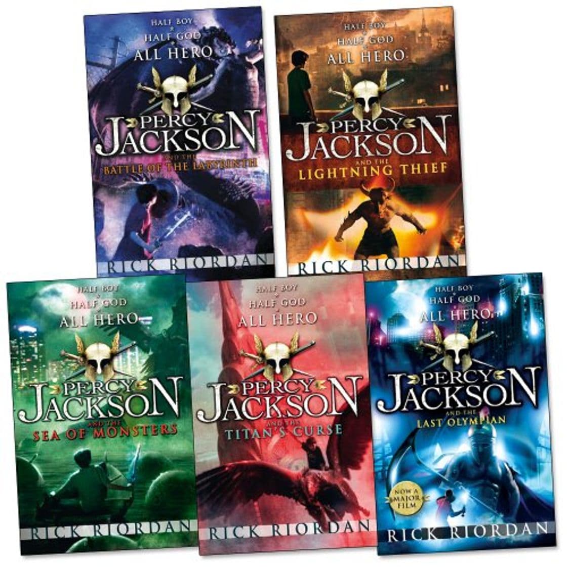 Book Percy Jackson 5 Book Set Collection RRP Â£34.95