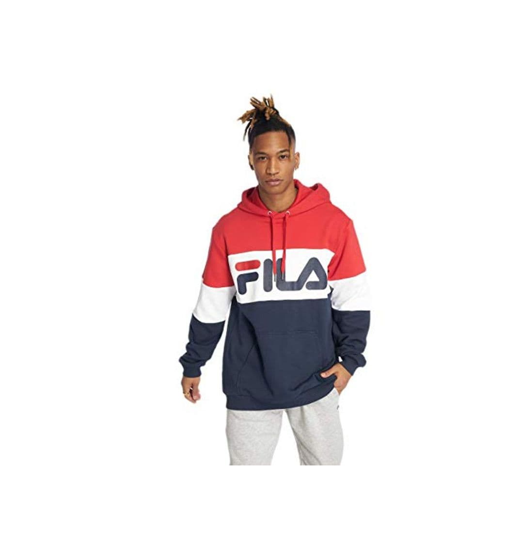 Moda Fila - Men Night Blocked Hoody - Black Iris