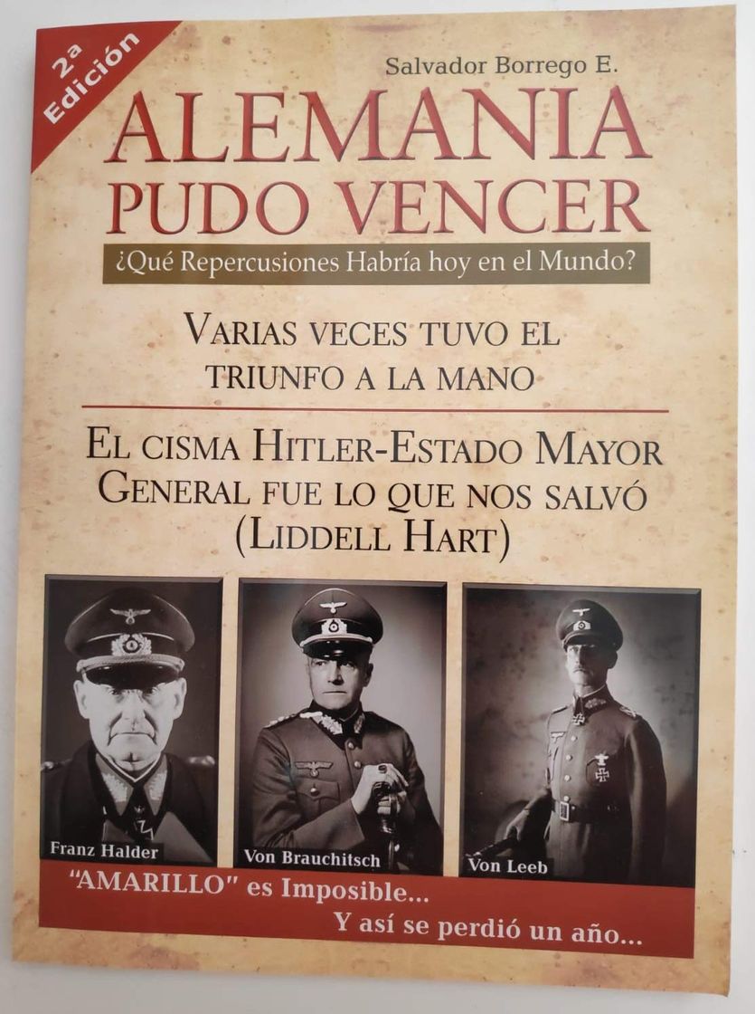 Book Alemania pudo vencer - Salvador Borrego