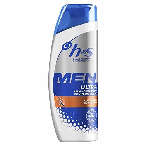 Belleza H&S Men Ultra Champú Anticaspa Prevención Caída - Pack con 6 x