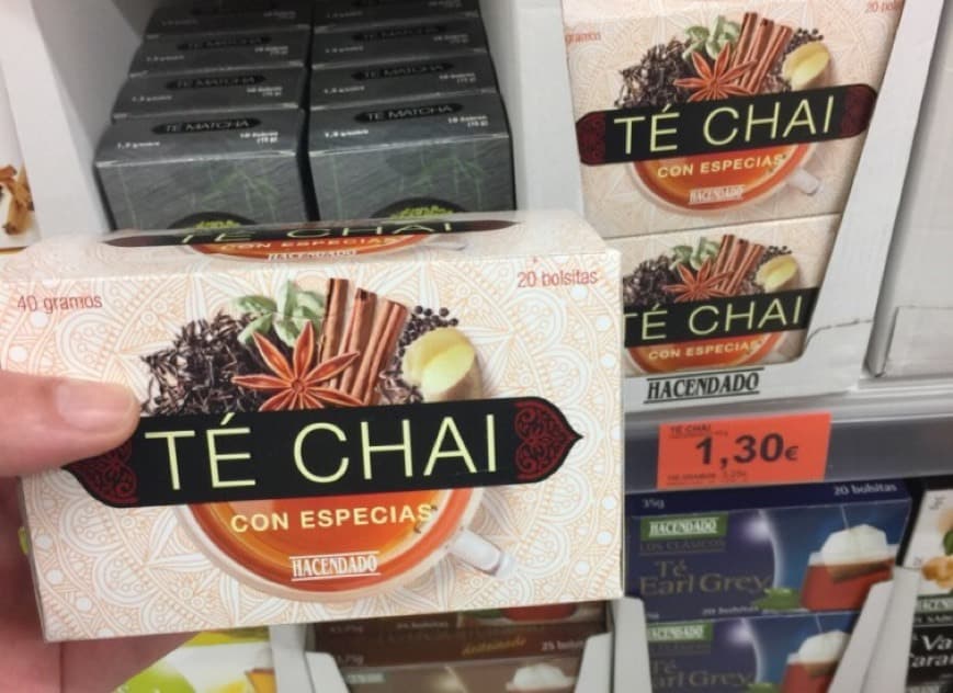 Producto Té Chai Mercadona