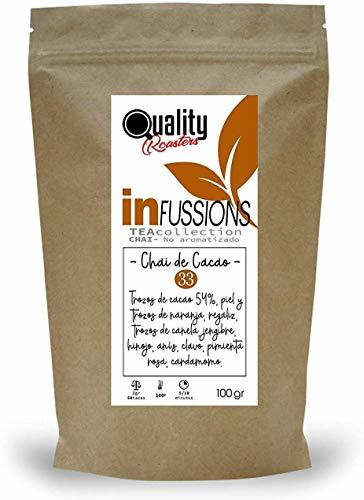 Lugar Té Chai. Chai de Cacao. Blend. Con trozos de cacao