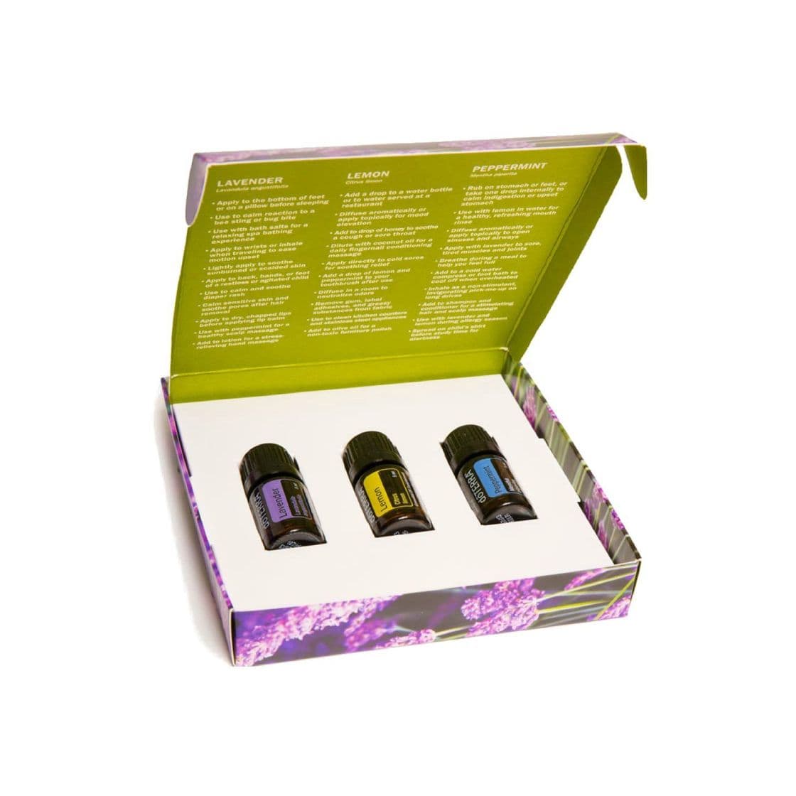 Beauty doTERRA Essential Oils Introductory Kit de 3 aceites.