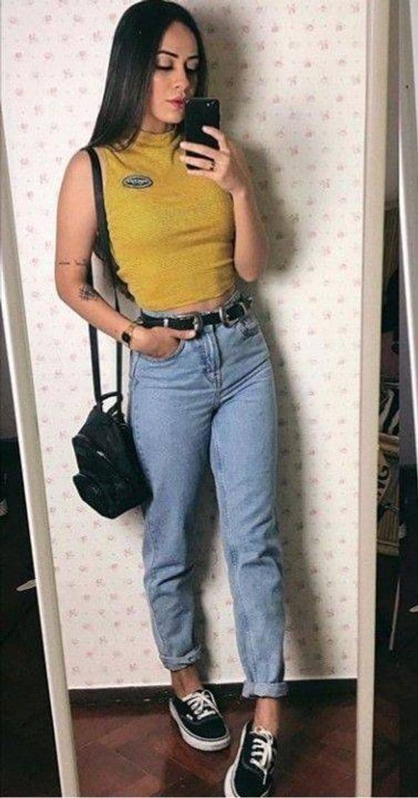 Moda Look mom jeans 👖