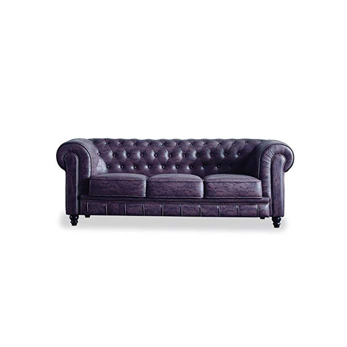 Product Adec - Chesterfield, Sofa de Tres plazas, Sillon Descanso 3 Personas Acabado