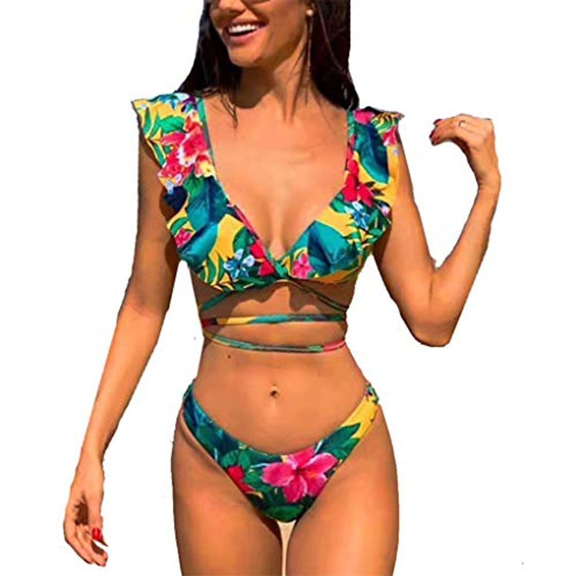 Producto Overdose Traje De BañO para Mujer con Relleno Push Up Estampado Moda Una Pieza Ropa De Playa Monokini BañAdor Deportivo Vintage Verano Tallas Grandes 5XL