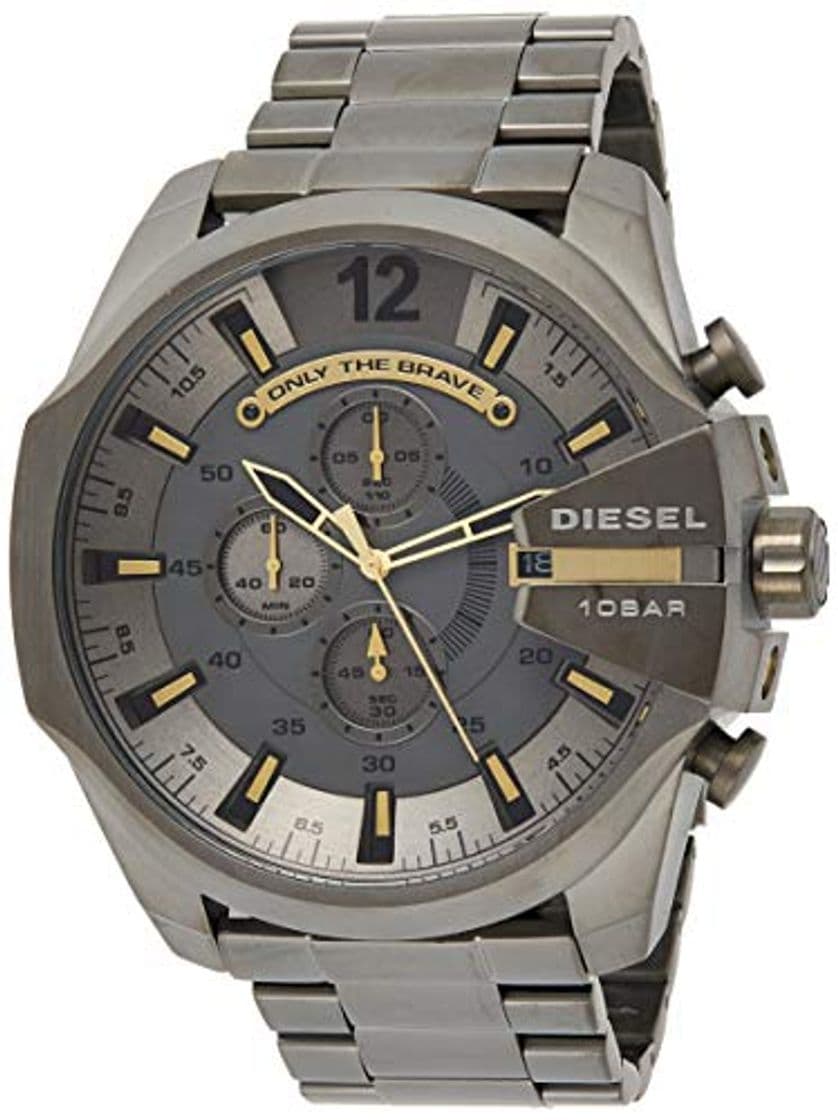 Fashion Diesel Reloj Cronógrafo para Hombre de Cuarzo con Correa en Acero Inoxidable DZ4466