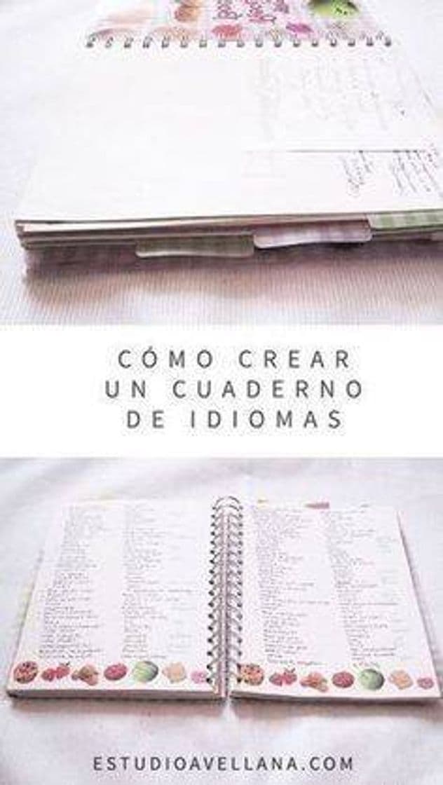 Fashion Pasos para hacer tu cuaderno de idiomas🗺️📘