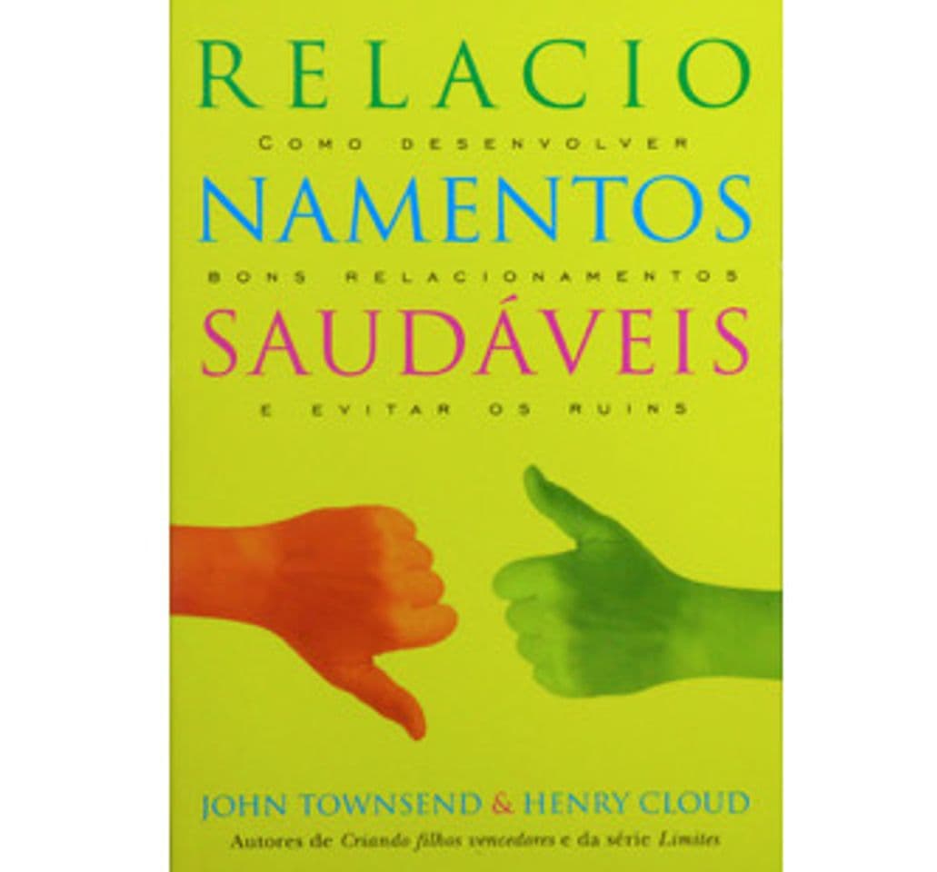 Book Relacionamentos Saudáveis | John Townsend & Henry Cloud