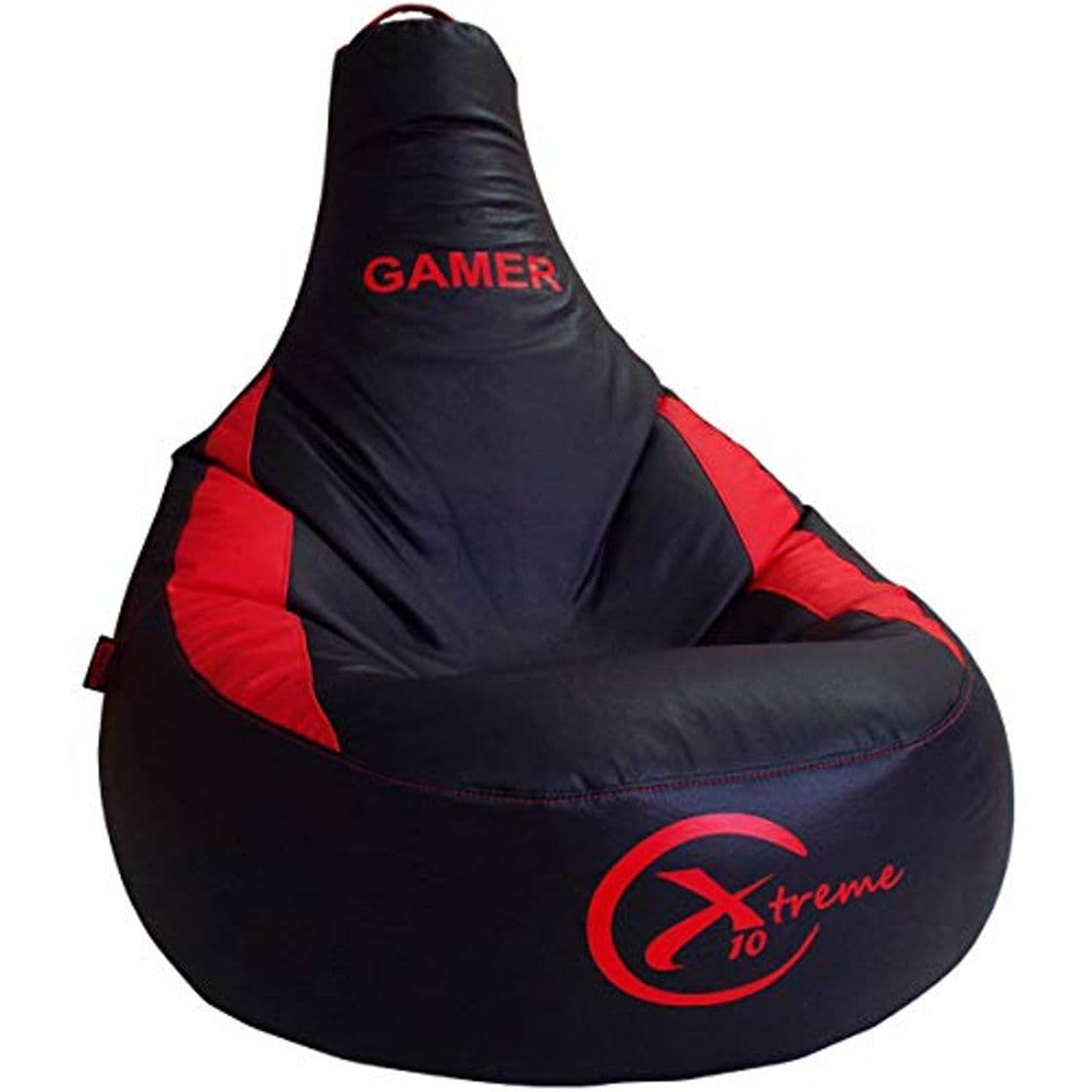 Product loconfort Nuevo!! Puff Gamer X10 Extreme - Puff XL - Polipiel Rojo