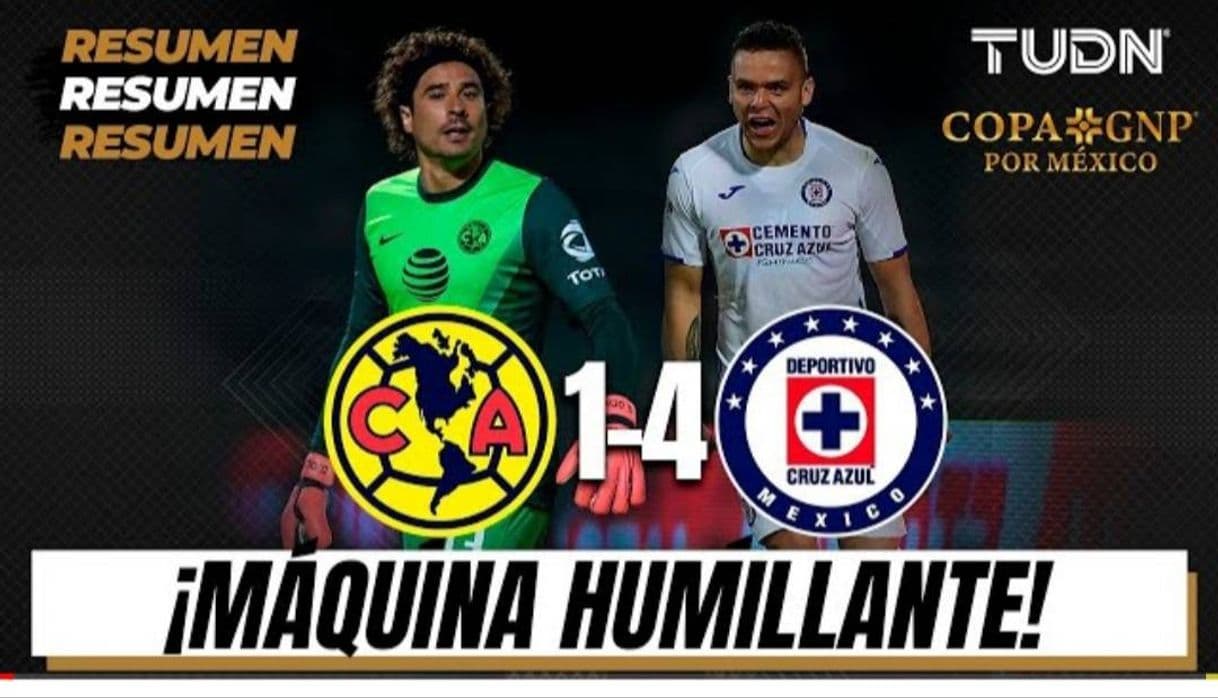 Fashion 4 CRUZ AZUL Y 1 AMERICA PORFIN BUENOS, EJECUTORES LA MAQUINA