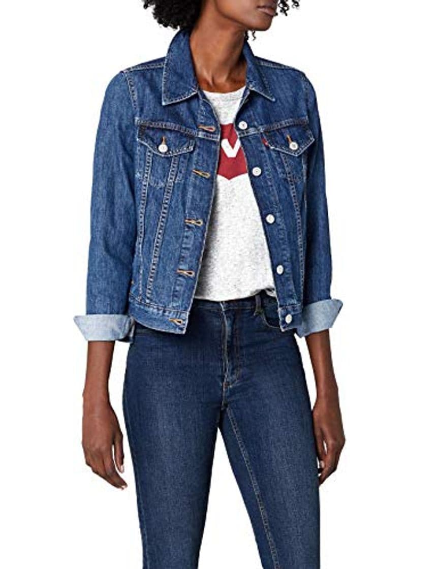 Fashion Levi's Original Trucker, Chaqueta Vaquera para Mujer, Azul