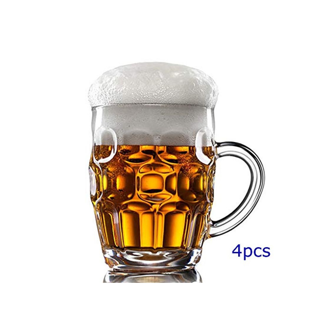 Producto AIKASA Dimple Stein taza de cerveza grande, taza de hombre real, perfecta