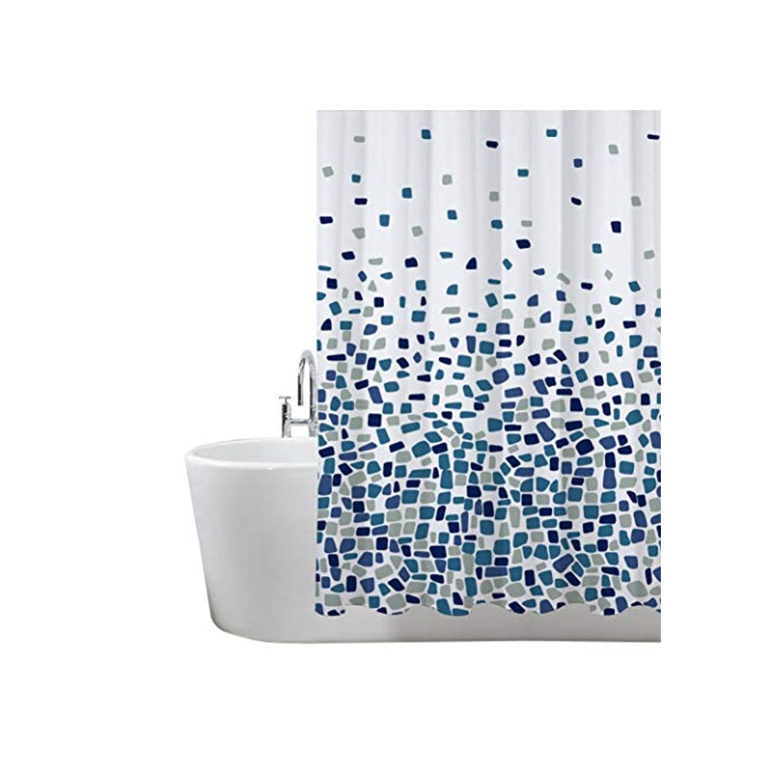 Belleza Cortinas de Ducha, para baño, bañera, Impermeable, Resistente al Moho, Anti Moho