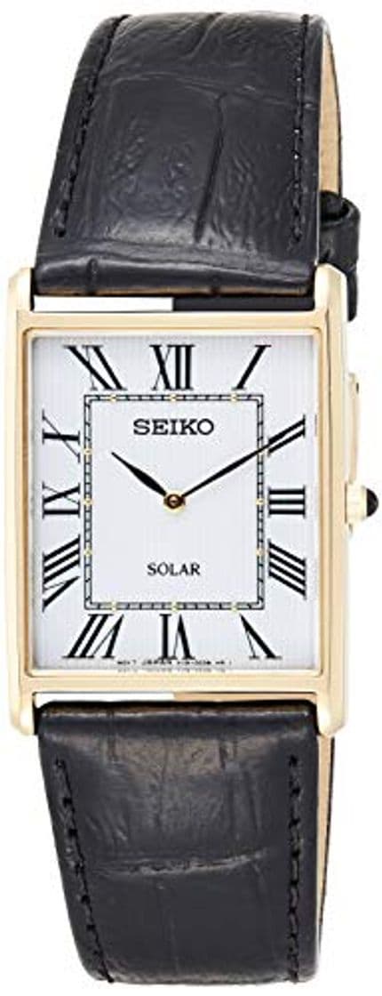 Product Seiko Reloj Analógico de Cuarzo para Hombre con Correa de Cuero – SUP880P1